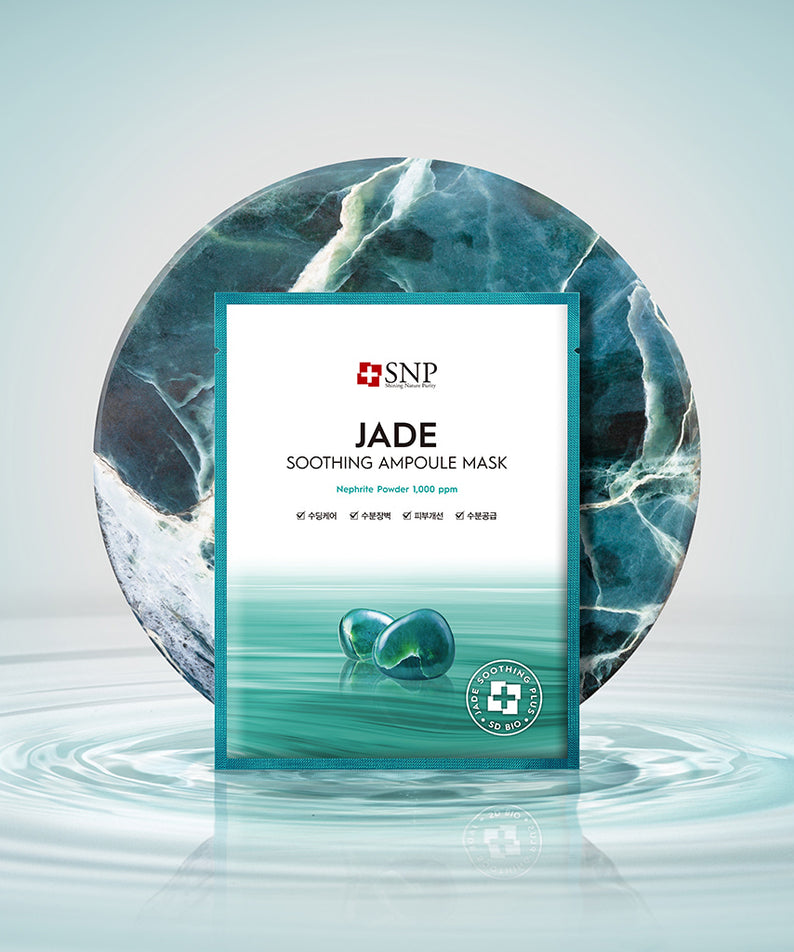 SNP BEAUTY Jade Soothing Ampoule Mask 25ml*10ea