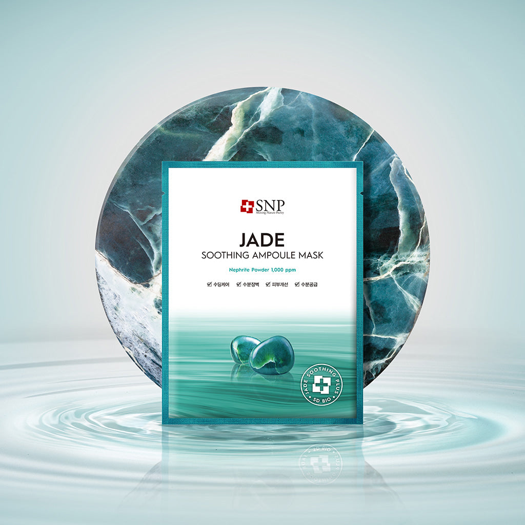 SNP BEAUTY Jade Soothing Ampoule Mask 25ml*10ea