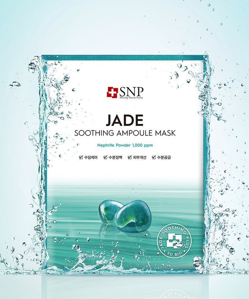 SNP BEAUTY Jade Soothing Ampoule Mask 25ml*10ea