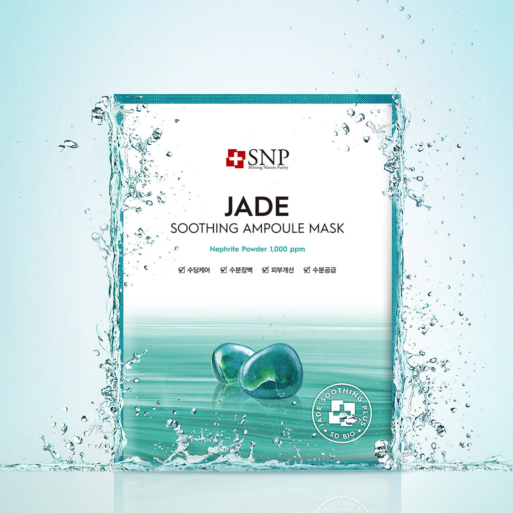 SNP BEAUTY Jade Soothing Ampoule Mask 25ml*10ea