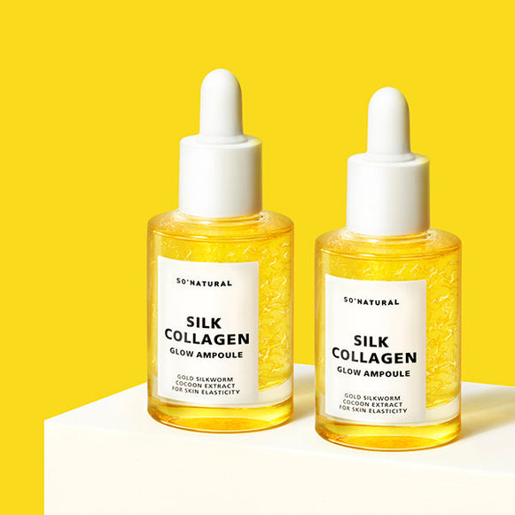 SO NATURAL Silk Collagen Glow Ampoule 30ml disponible sur Ma petite Coree, ton Eshop 100% K-beauty en direct de Seoul
