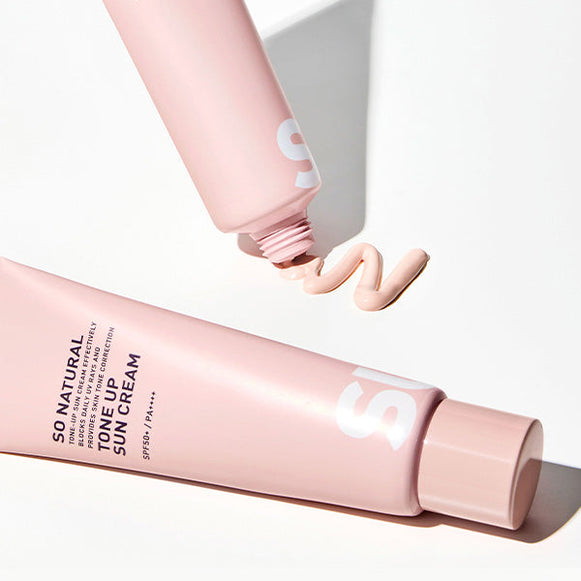 SO NATURAL Tone Up Sun Cream 50ml disponible sur Ma petite Coree, ton Eshop 100% K-beauty en direct de Seoul