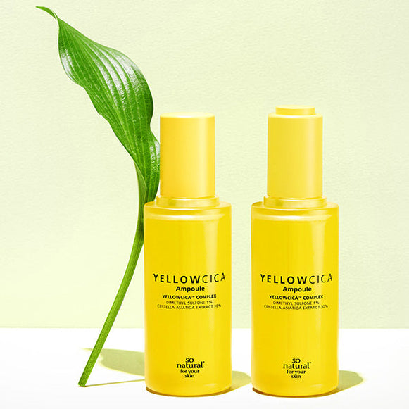 SO NATURAL Yellow Cica Ampoule 50ml disponible sur Ma petite Coree, ton Eshop 100% K-beauty en direct de Seoul