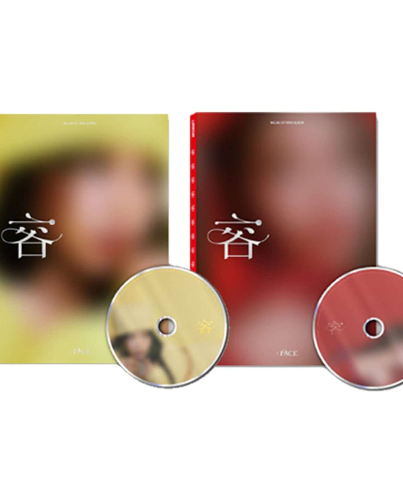 SOLAR - 1st Album [容 : FACE] FACE ver. PERSONA ver. (Set) : coffret Kpop, jaquette jaune FACE et pochette rouge PERSONA.