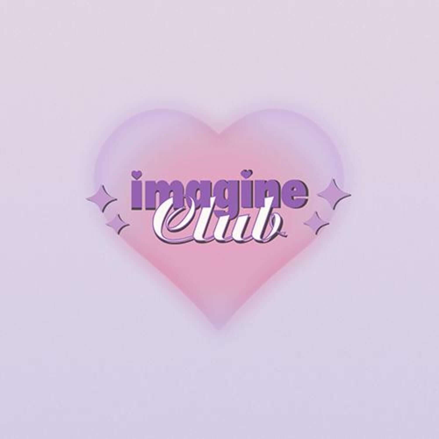 SOLE - [imagine club] - Album Kpop : pochette pastel cœur “imagine club”, ambiance K-pop, visuel marque SOLE