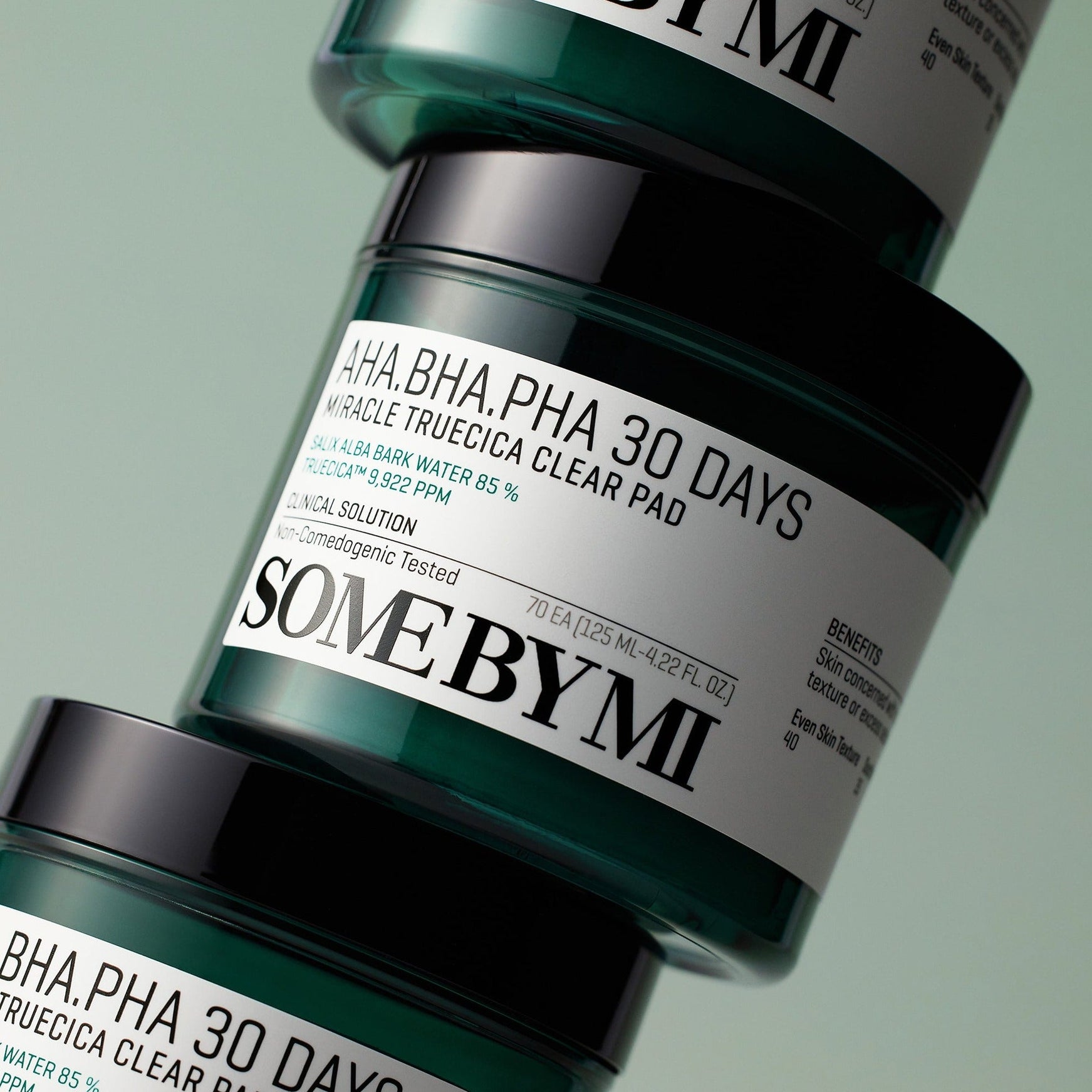 SOME BY MI AHA.BHA.PHA miracle truecica clear pad 70p 125ml disponible sur Ma petite Coree, ton Eshop 100% K-beauty en direct de Seoul