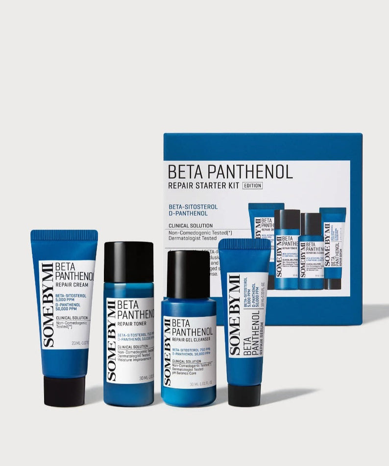 SOME BY MI Beta Panthenol Repair Starter Kit (Cleanser+Toner+Serum+Cream) disponible sur Ma petite Coree, ton Eshop 100% K-beauty en direct de Seoul