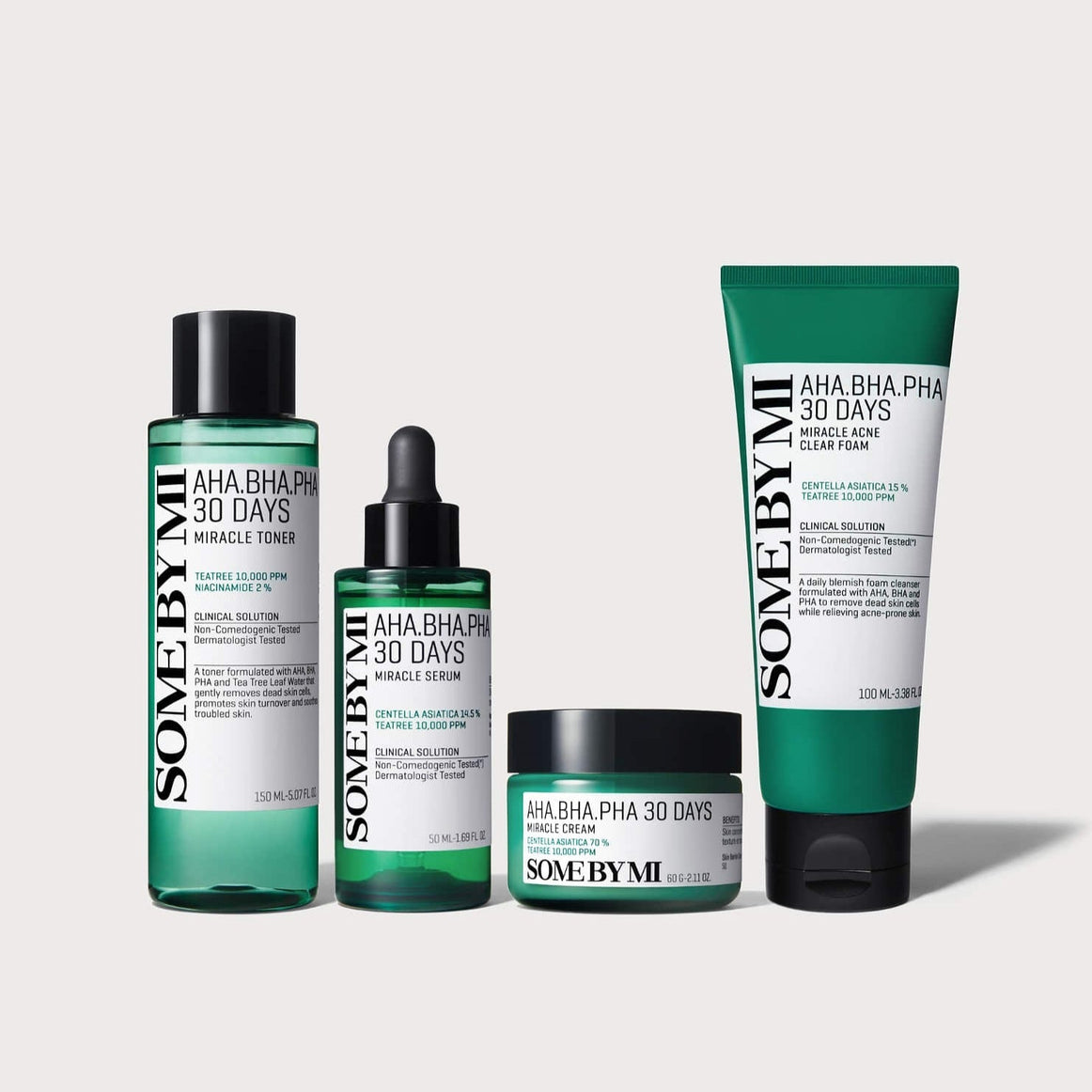SOME BY MI Miracle All Care Set (Foam+Toner+Serum+Cream) disponible sur Ma petite Coree, ton Eshop 100% K-beauty en direct de Seoul
