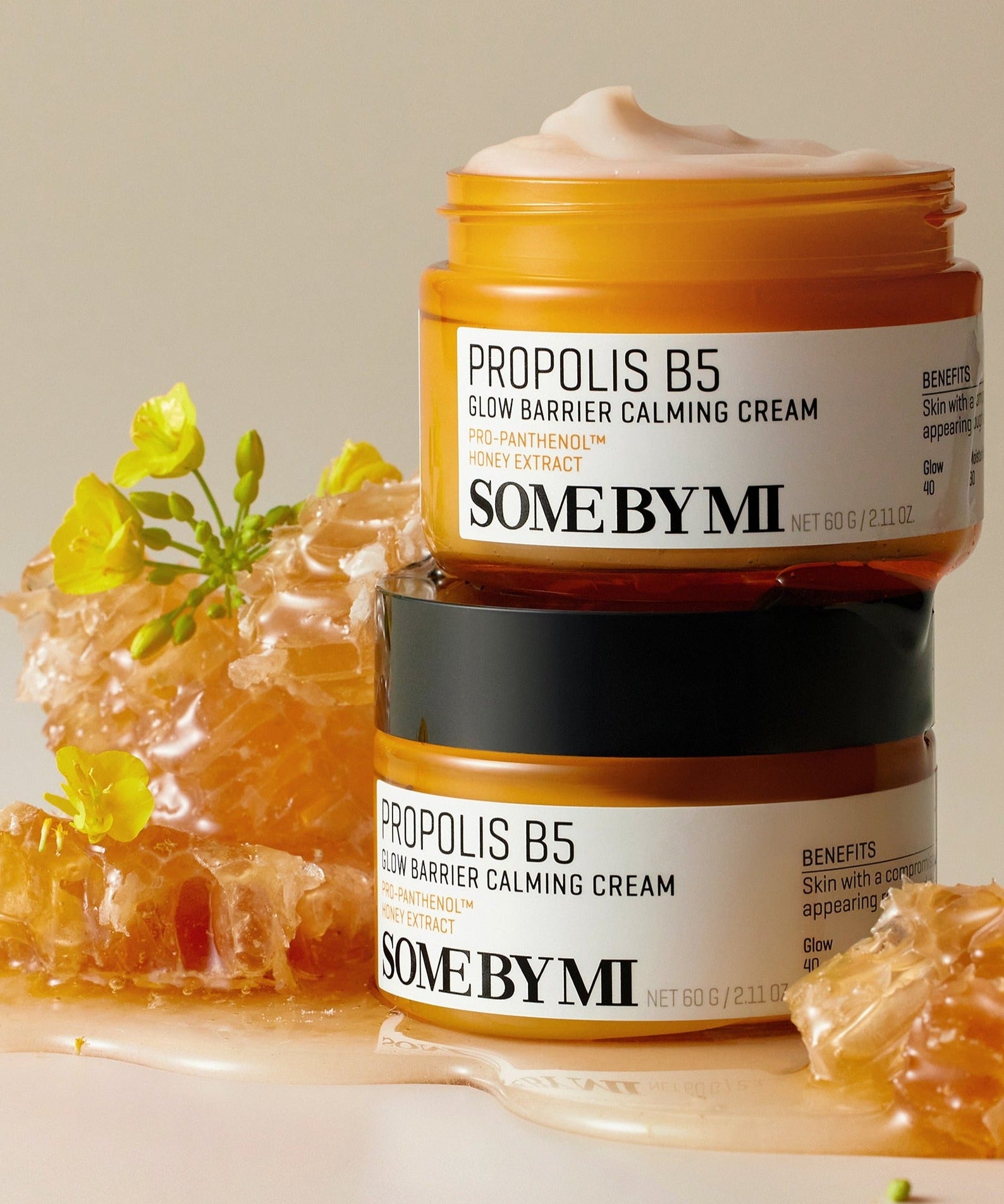 SOME BY MI Propolis B5 Glow Barrier Calming Cream 60g disponible sur Ma petite Coree, ton Eshop 100% K-beauty en direct de Seoul