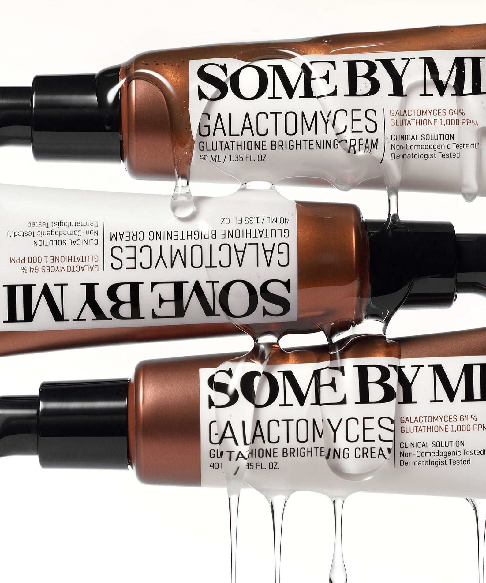 Crème éclaircissante SOME BY MI Galactomyces Glutathione Brightening Cream 40ml, efficacité prouvée pour un teint lumineux.