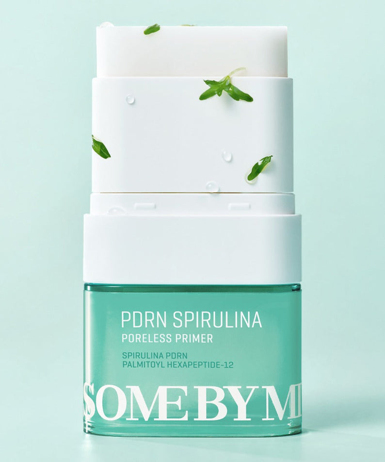 SOME BY MI PDRN Spirulina Poreless Primer 10g - Apprêt visage pour pores invisibles et peau lisse, soin de beauté en flacon.