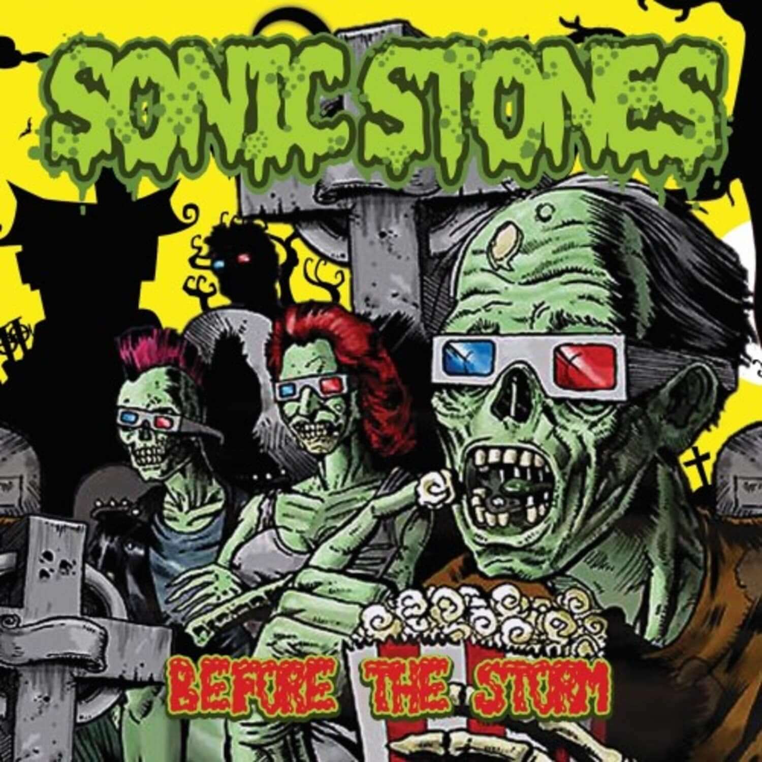 SONIC STONES - 2nd Album [Before The Storm] - Album Kpop : pochette avec guerriers, zombies et slogan "Before The Storm"