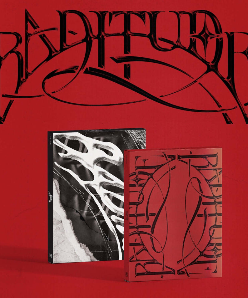 SOOJIN - [BADITUDE] (BADDIE Ver. / ATTITUDE Ver.) (Set of 2) - Album Kpop, visuels rouge et covers noir/blanc.