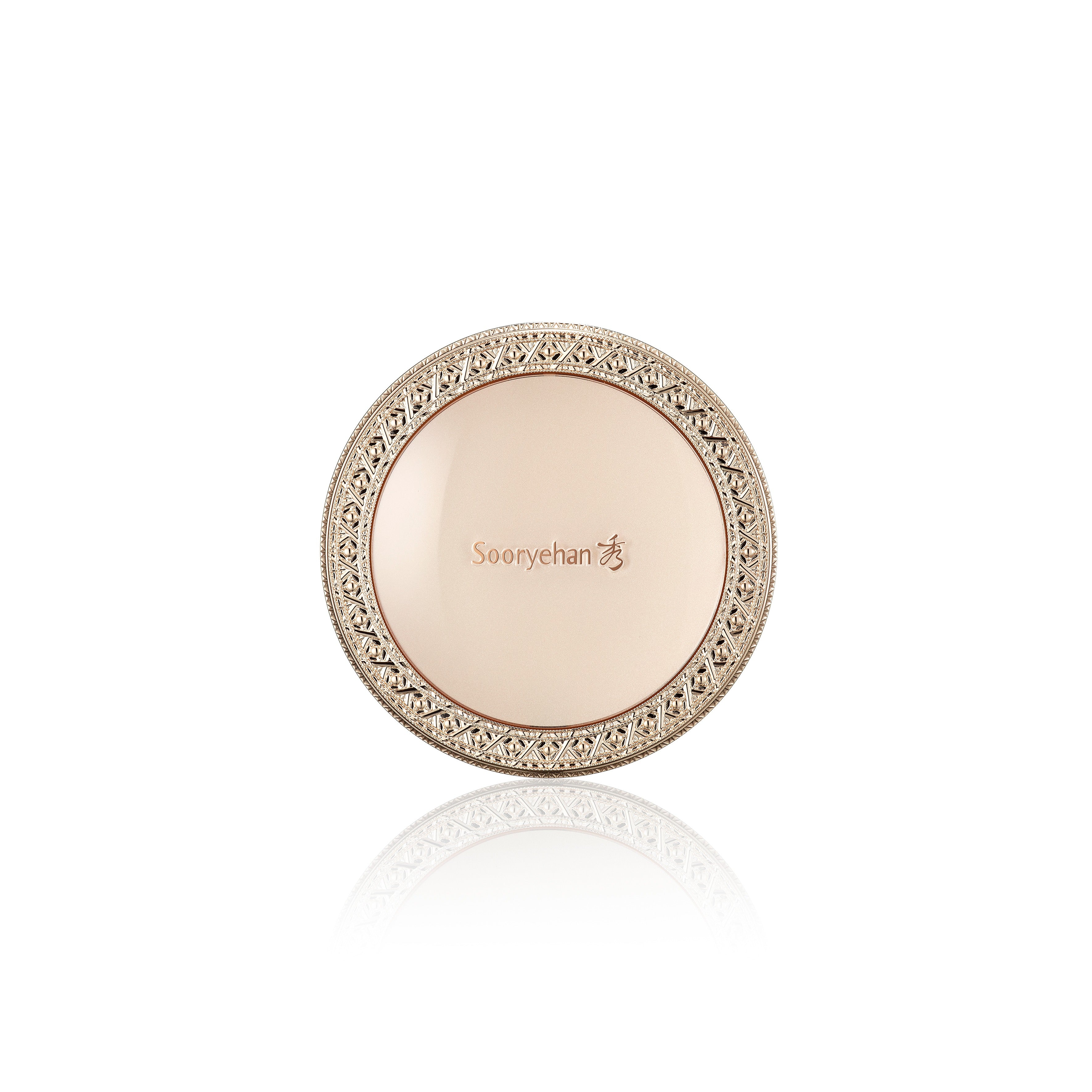 SOORYEHAN Yeon Perfect Makeup 12g de la marque SOORYEHAN, boîtier doré sur fond blanc, produit maquillage.