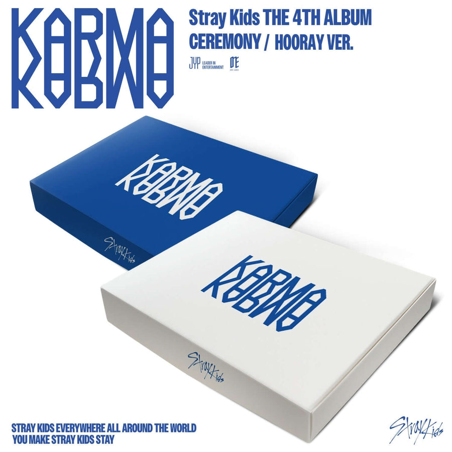 STRAY KIDS - 4th Album [KARMA] (CEREMONY VER., HOORAY VER.) (Random) - Album Kpop
