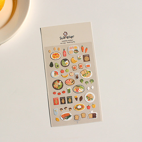 SUATELIER Food Trip #5 Stickers