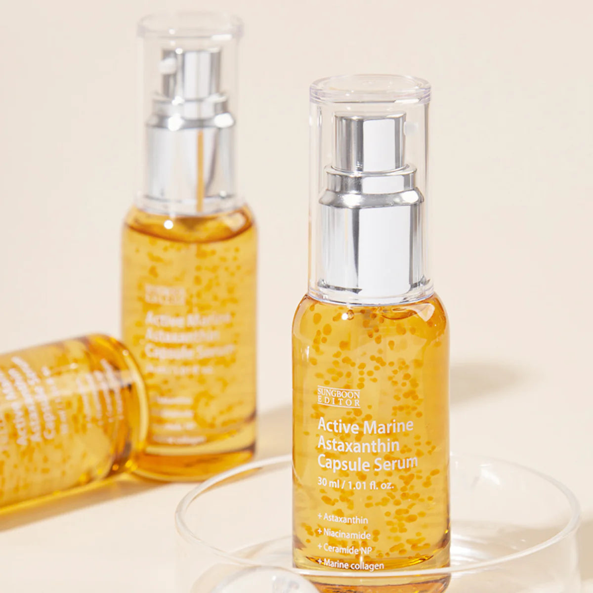 SUNGBOON EDITOR Active Marine Astaxanthin Capsule Serum 30ml disponible sur Ma petite Coree, ton Eshop 100% K-beauty en direct de Seoul