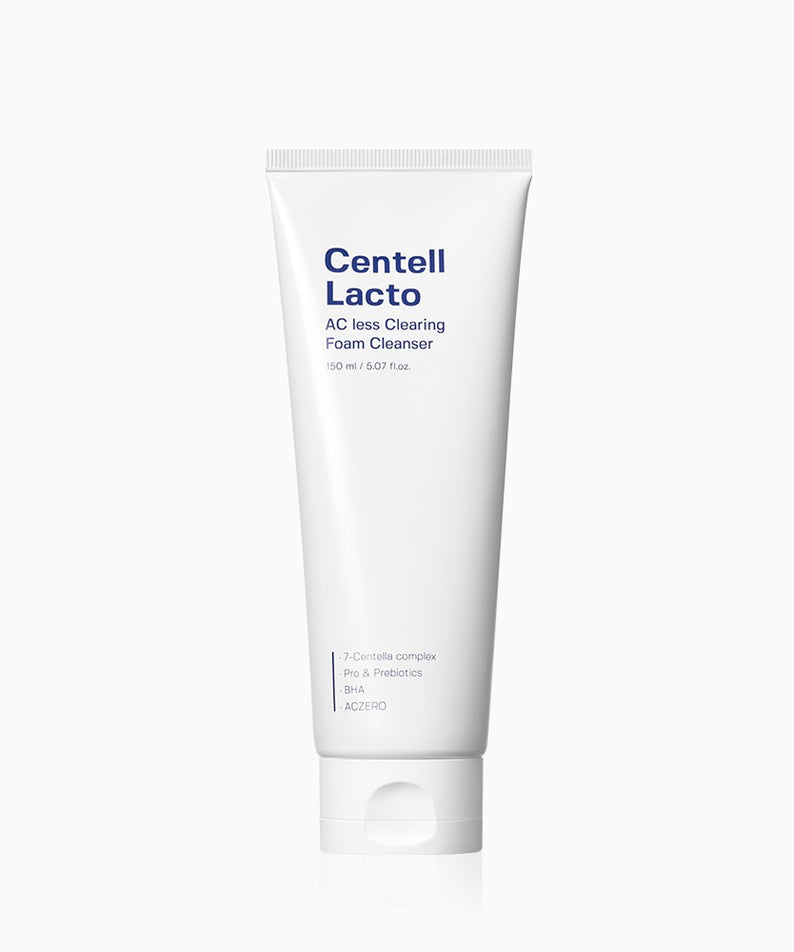 Crème nettoyante SUNGBOON EDITOR Centellacto Acris Clearing Foam Cleanser 150ml sur fond blanc.