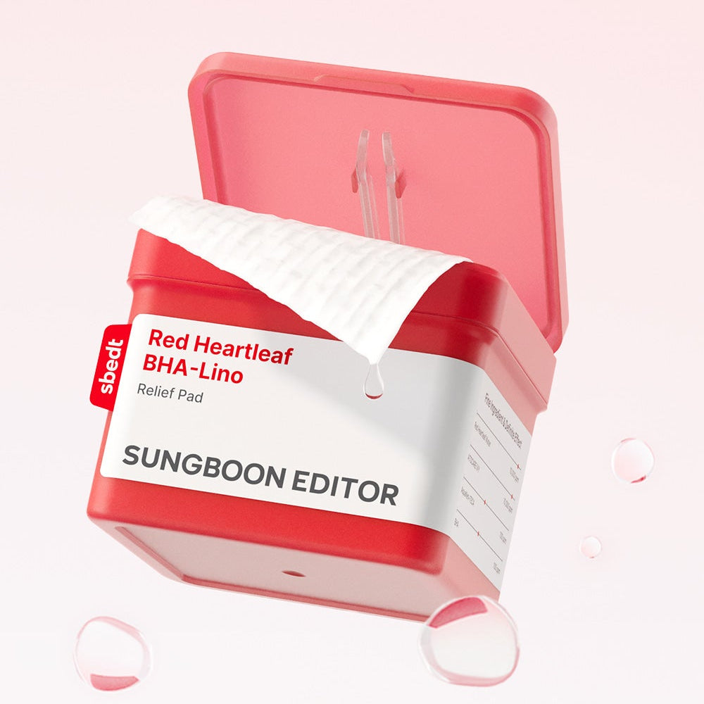 SUNGBOONEDITOR Red Eoseongcho BHA Rhino Relief Pad 60 ea
