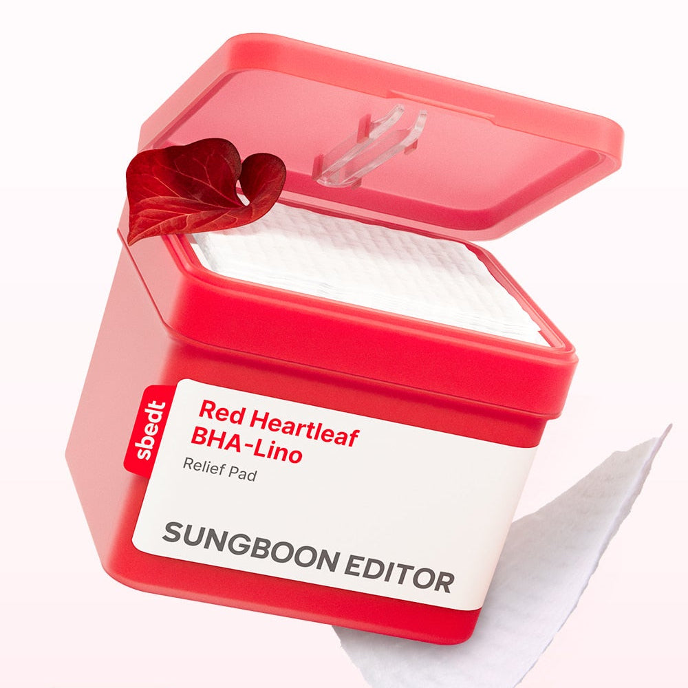 SUNGBOONEDITOR Red Eoseongcho BHA Rhino Relief Pad 60 ea