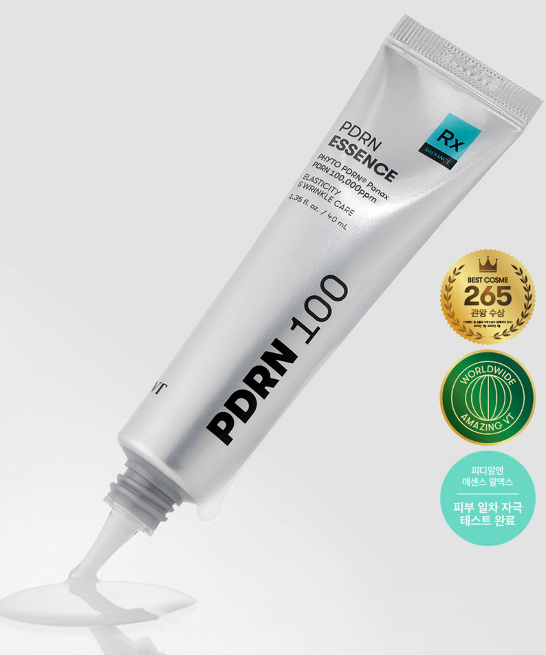 VT COSMETIC PDRN Essence RX 40ml en tube avec essence d'éclat, récompensée pour ses bienfaits, 40ml.