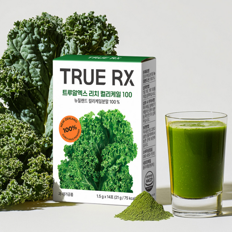 TRUE RX Rich Curly Kale Powder 100%