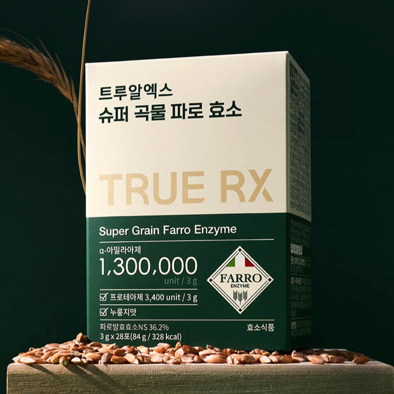 TRUE RX Super Grain Farro Enzyme 28 Packets