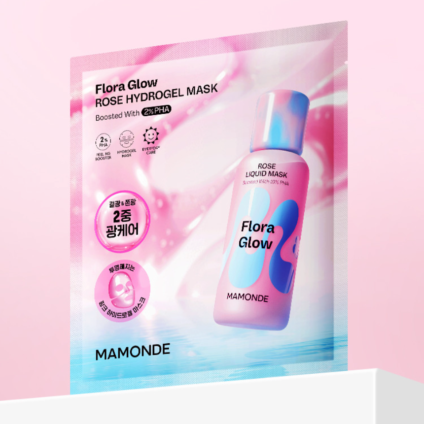 MAMONDE Flora Glow Rose Hydrogel Mask 1 sheet