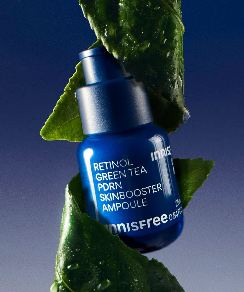INNISFREE Retinol Green Tea PDRN Skin Booster Ampoule