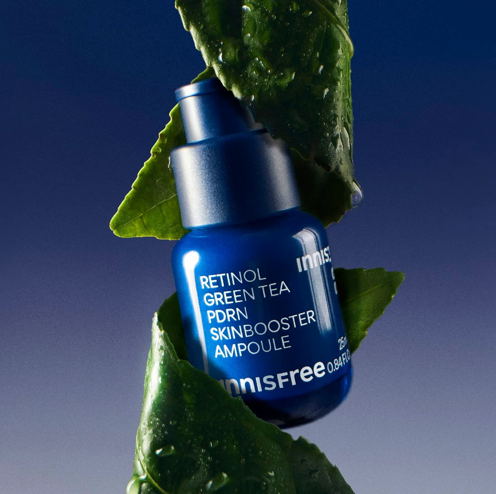 INNISFREE Retinol Green Tea PDRN Skin Booster Ampoule
