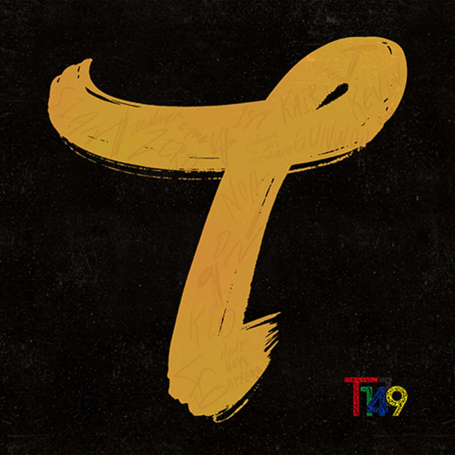 T1419 - BEFORE SUNRISE Part. 3 - Album Kpop : visuel T1419 jaune sur fond sombre, ambiance nocturne, pochette officielle.