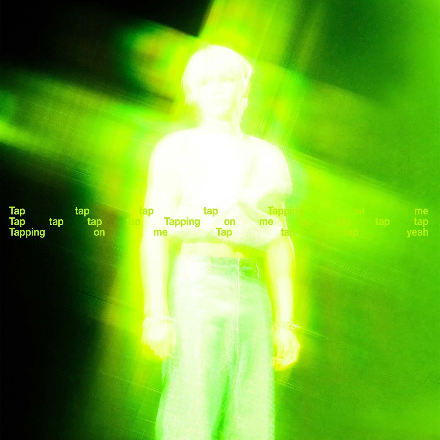 TAEYONG - 2nd Album [TAP] (Digipack Ver.) - Album Kpop : visuel TAEYONG en silhouette vert fluo, scène lumineuse