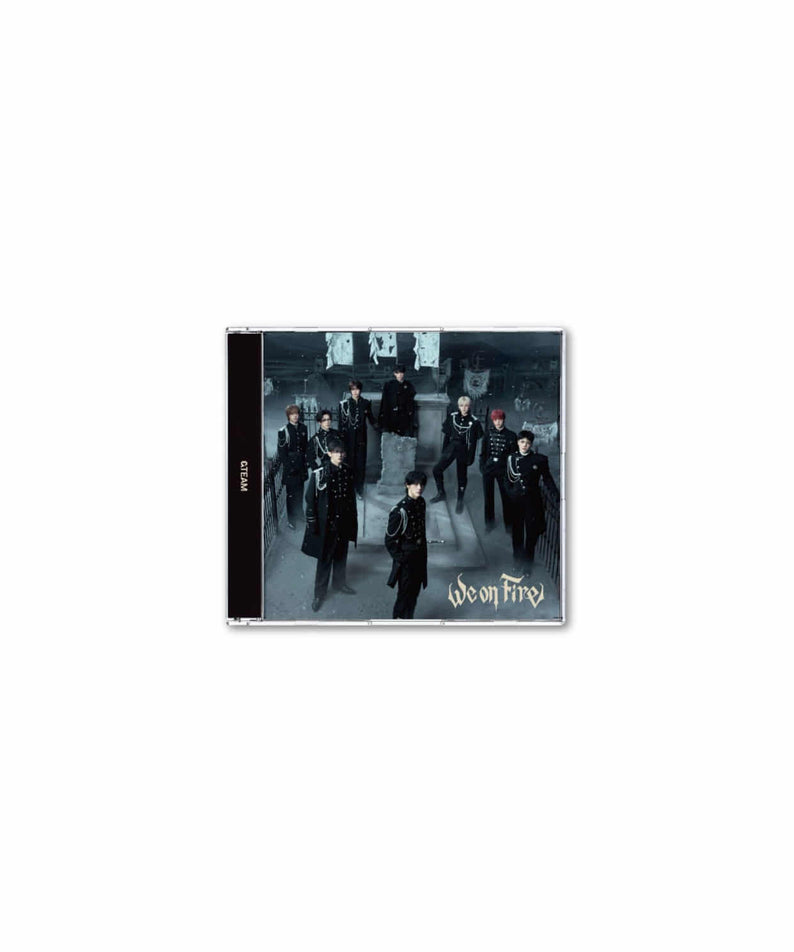 &TEAM - 3rd EP [We on Fire] STANDARD EDITION - Album Kpop, visuel de groupe & équipe dans une scène sombre