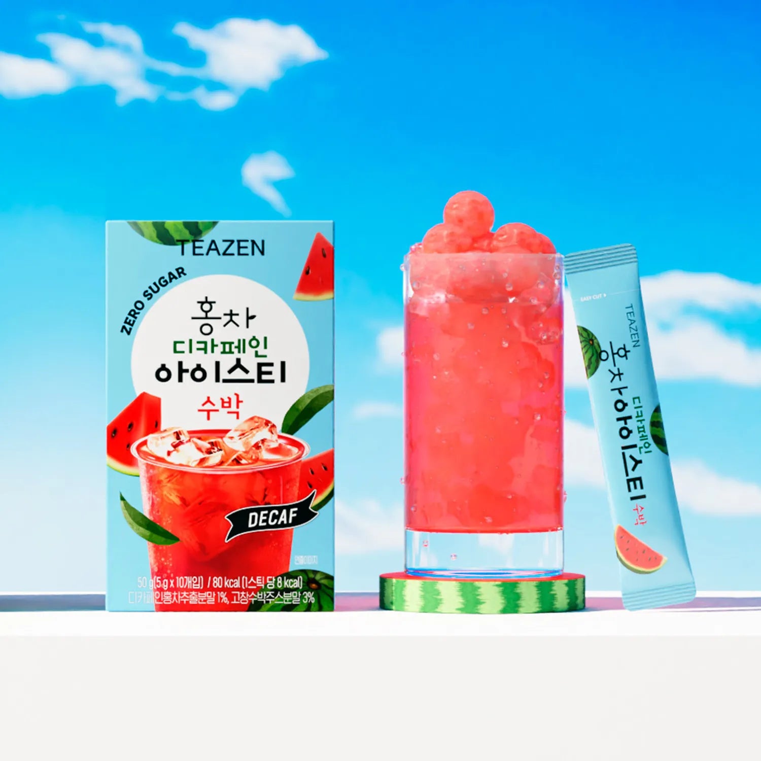TEAZEN Decaffeine Watermelon Ice Tea 10 P