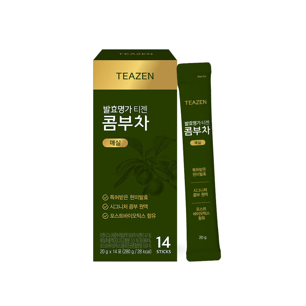 TEAZEN Kombucha Plum Liquid 14 P