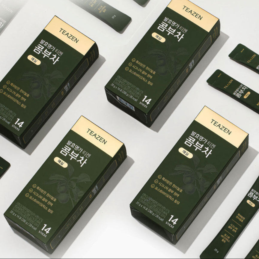 TEAZEN Kombucha Plum Liquid 14 P