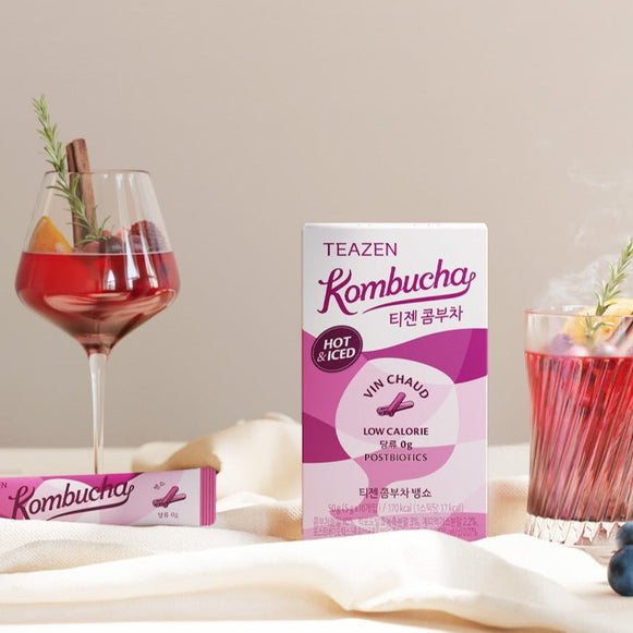 TEAZEN Kombucha Vin Chaud 10 Sticks en stock sur Ma Petite Corée