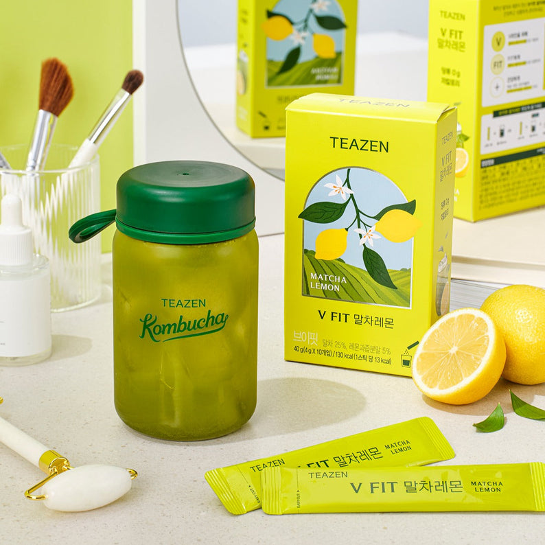 TEAZEN V-Fit Matcha Lemon 10 Sticks