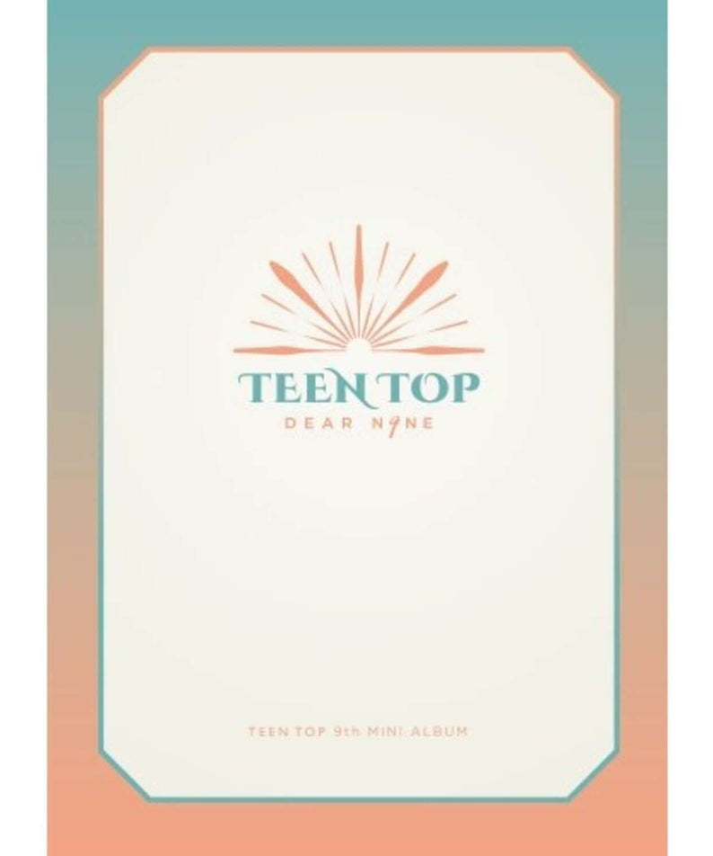 TEEN TOP - 9th Album [DEAR.N9NE] DRIVE VER. - Album Kpop, pochette avec logo TEEN TOP et visuel en couleurs