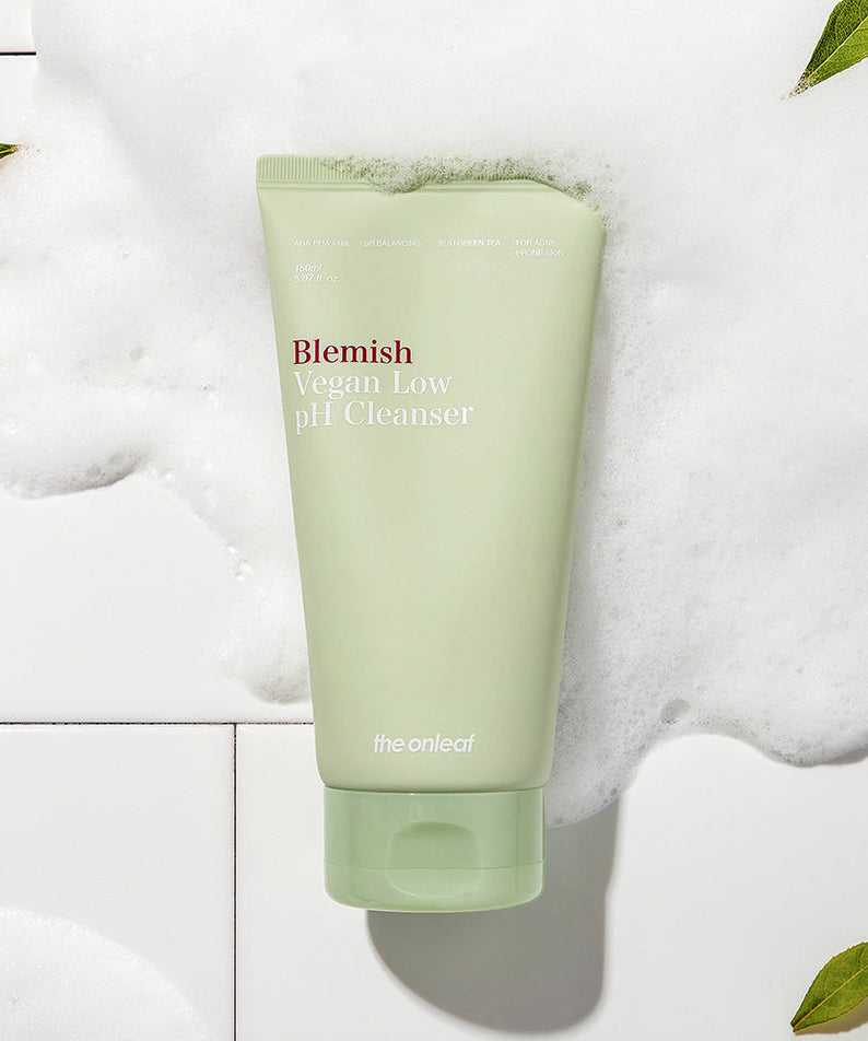 THE ONLEAF Blemish Vegan Low pH Cleanser 150ml disponible sur Ma petite Coree, ton Eshop 100% K-beauty en direct de Seoul