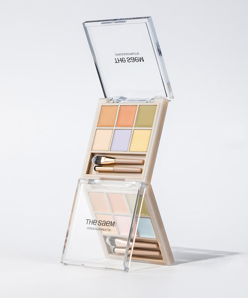 THE SAEM Cover Perfection Concealer Palette, palette de correcteurs de la marque THE SAEM sur fond blanc
