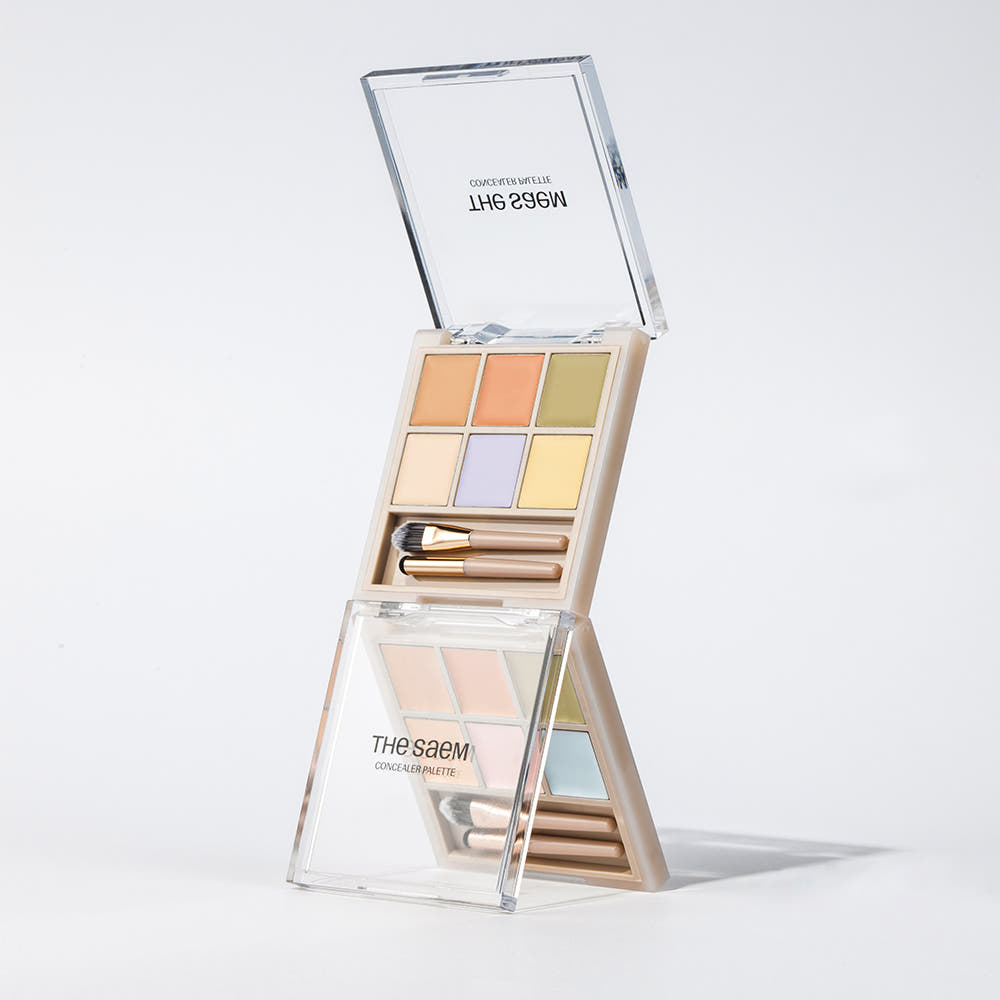 THE SAEM Cover Perfection Concealer Palette, palette de correcteurs de la marque THE SAEM sur fond blanc