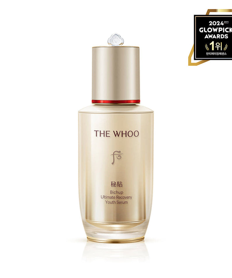 THE WHOO Bicheop Seft-Growing Essence 50ml, sérum anti-âge primé en 2024 pour un soin jeunesse et récupération ultime.