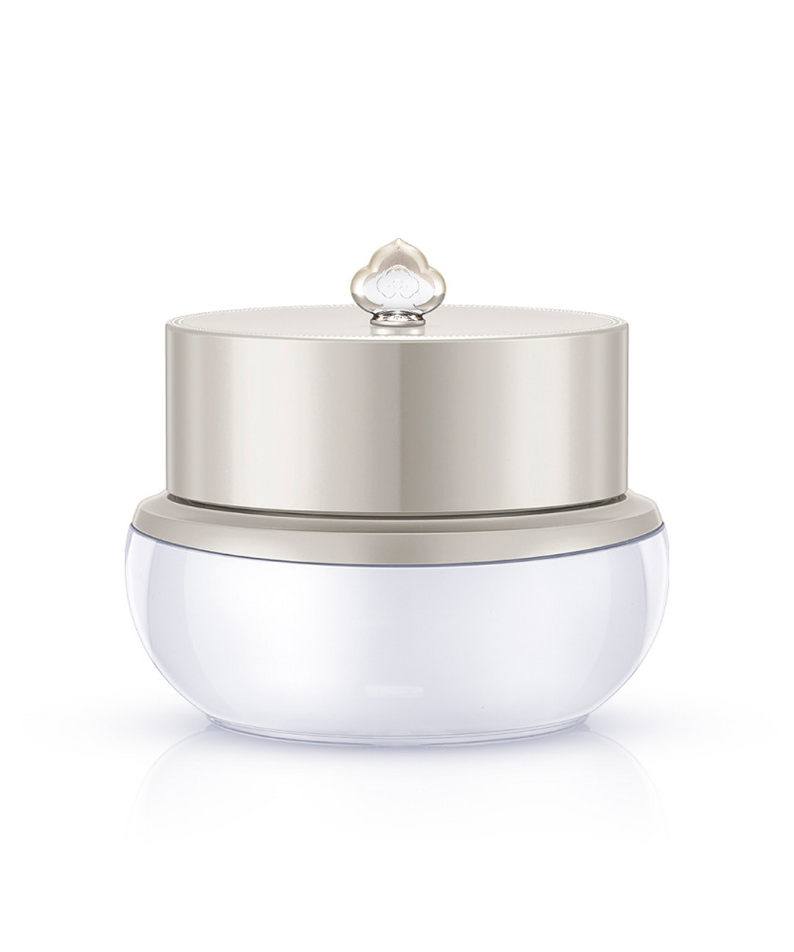 THE WHOO Gong Jin Hyangseol Whitening Jingo Spot 20ml, crème éclaircissante élégante dans un pot sophistiqué.