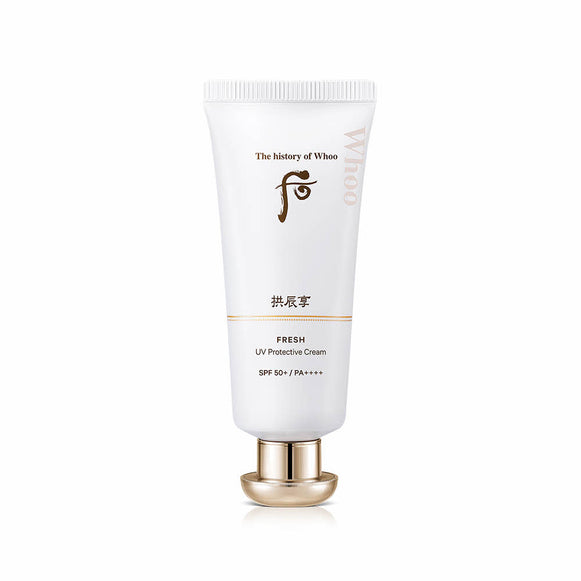 THE WHOO Gong Jun Hyang Fresh Sun Cream SPF50+PA++++ 60ml disponible sur Ma petite Coree, ton Eshop 100% K-beauty en direct de Seoul