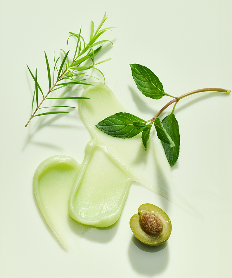 TOCOBO Mint cooling Lip Mask texture avec menthe et ingrédients naturels, soin des lèvres rafraîchissant et hydratant.