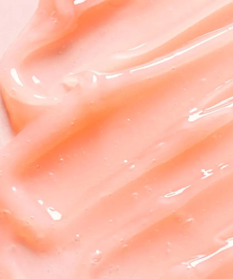 TOCOBO Vita Glazed Lip Mask 20ml, crème brillante sur lèvres, texture rosée, gros plan produit TOCOBO en visuel maquillage
