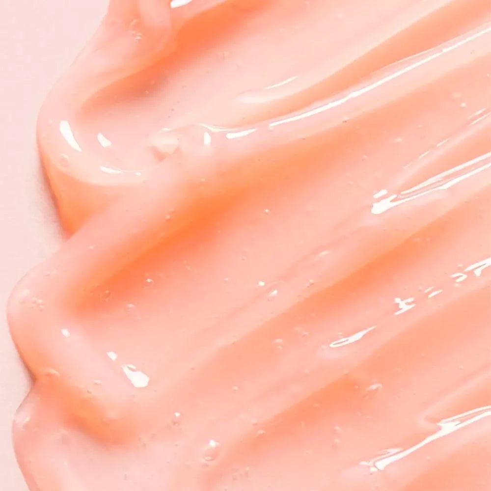 TOCOBO Vita Glazed Lip Mask 20ml, crème brillante sur lèvres, texture rosée, gros plan produit TOCOBO en visuel maquillage