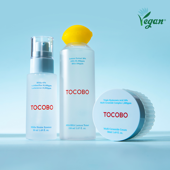 TOCOBO Basic Trio Set (Essence, Toner & Cream) disponible sur Ma petite Coree, ton Eshop 100% K-beauty en direct de Seoul