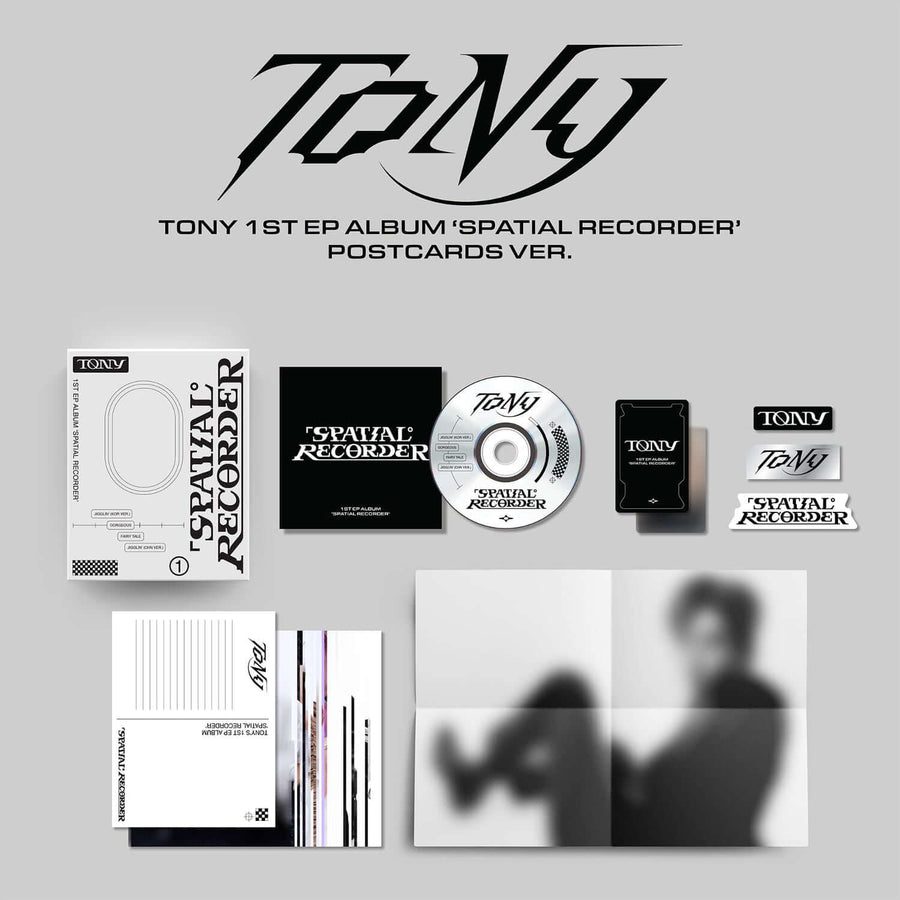 TONY - 1st EP [SPATIAL RECORDER] (POSTCARDS ver) - Album Kpop